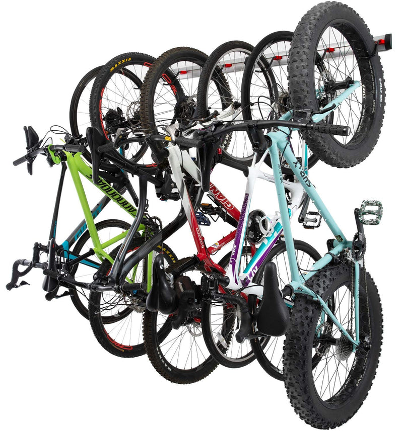 Bike Wall Mounted Hanging Brackets with 6' Cable, #SMS-79-BWR