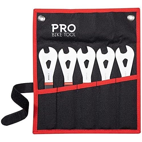 Cone Wrench set – 5 piece wrench set with storage bag