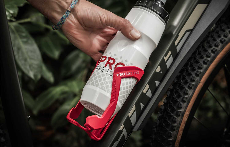 PRO BIKE TOOL 24oz (680ml) RED Insulated Bike Water Bottle - Easy